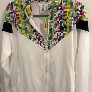 Puma X MTV MCS Track Jacket Top AOP Multicolor L
